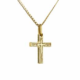 Σταυρός unisex διπλής όψης.CRG 90205