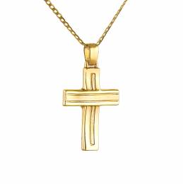 Σταυρός  unisex σκέτος Κ14.CRG 90211