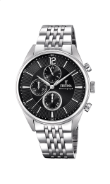 Χρονογράφος Festina με μεταλλικό μπρασελέ F20285/4