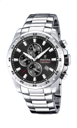 Χρονογράφος Festina με μεταλλικό  μπρασελέ F20463/4