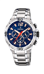 Χρονογράφος Festina με μεταλλικό μπρασελέ F20522/4